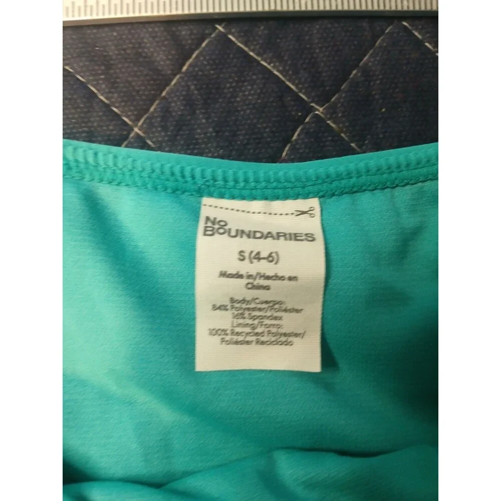 No Boundaries Bikini Bottoms Size S Small Green Cheeky High Leg High Waist New